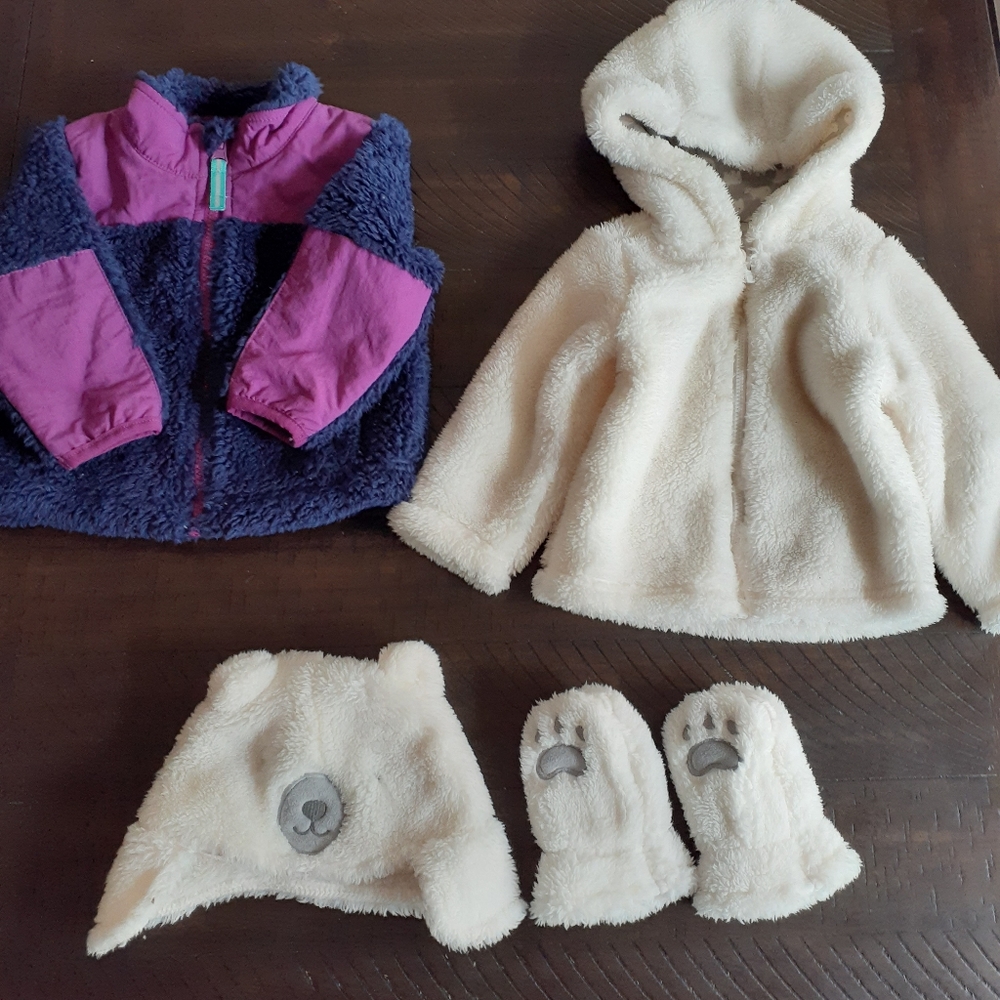 9-12 Months Toddler Fleece Coats